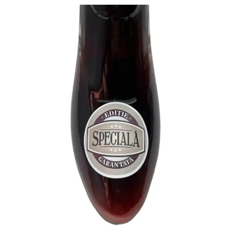 Editie speciala, sticla vin in forma de pantof cu mesaj model st24 04